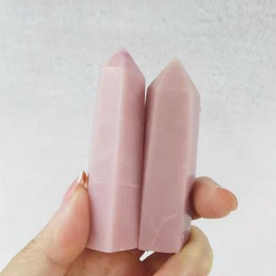 China Wholesale China Products 5-8cm Hand Carved Natural Crystal Pink Opalite Dots And Rounds For Gift Or Decoration for sale