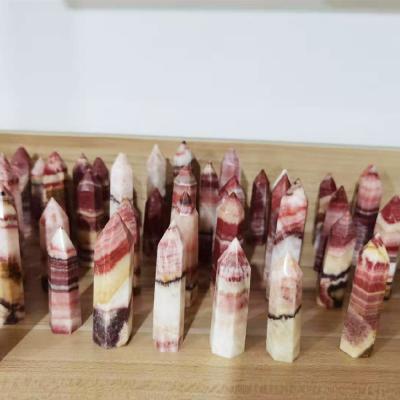 China New Coming China Products 3-8cm Hand Carved Natural Crystal Red Pork Dots And Turns for sale