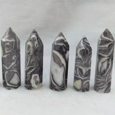 China New Coming China Products 5-12cm Hand Carved Natural Crystal Shell Dots And Rooks For Gift Or Decoration for sale