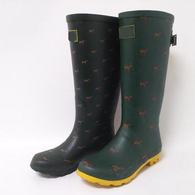 China Factory Waterproof Free Sample Support Cheap OEM Customize New Rainboots Women Rubber Boots Ladies Rain Style Rain Boots for sale