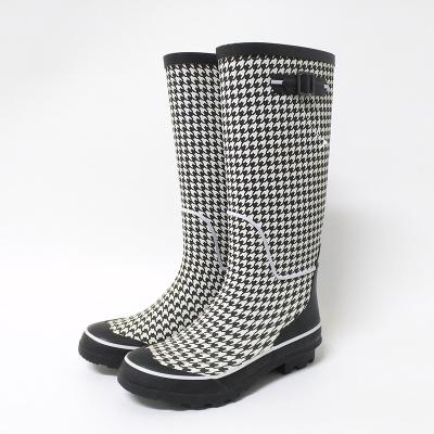 China Factory Wholesale Cheap Design Women Horse Waterproof Rubber Rain Boots for sale