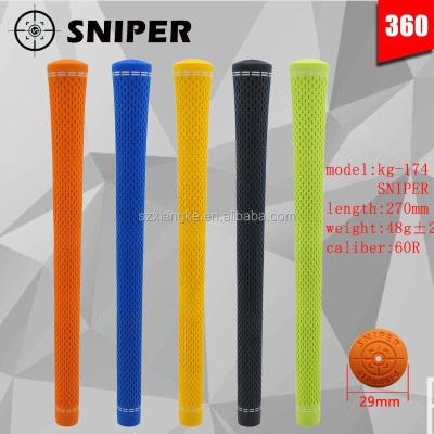 China Tape Sniper / TPR Undersized .60R Round Premium Rubber Golf Grip 48g for sale