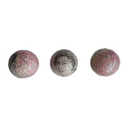 China Custom Made China Golf Ball Practical Transparent Crystal Clear Crystal Golf Ball for sale