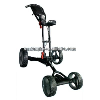 China High Quality Export Aluminum Folding 4 Wheel Golf Push Cart for sale