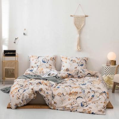 China PORTABLE Home Rung Hotel Bed Linen Textile Embroidery Bedding Set Duvet Cover Set for sale