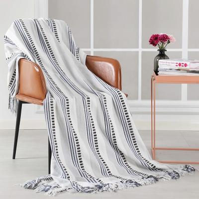 China PORTABLE fashion soft and comfortable custom woven blanket for sale