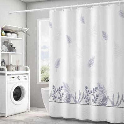 China Stocked Polyester Shower Curtain Cover Set Bathroom Shower Curtain for sale