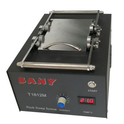 China Desktop T1612M New High Quality Make Rubber Stamp Machine Flash Stamp Making Machine With Temperature Control Display Temperature for sale