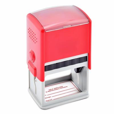 China Customized Rectangular Plastic Self Inking Stamp Office Teacher Date Text Stamp Self Inking Self Inking Stamp for sale