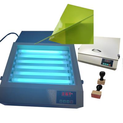 China Make Stamp Vacuum Exposure Unit UV Screen Flexo Polymer Plate Polymer Rubber Rubber Stamp Making Machine For Resin Rubber Stamps for sale