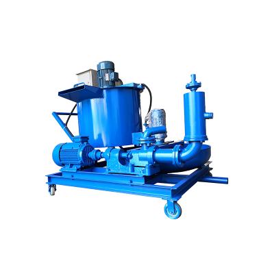 China High Efficiency Post-Voltage Portable Construction Small Liquid Cement Injection Mixer Machine for sale