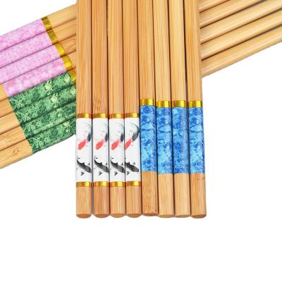 China Viable Wholesale Reusable Crafts Factory Chinese Style Bamboo Chopsticks Manufacturers for sale