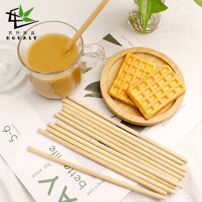 China Beverage Drinking Customized Organic Eco Friendly Biodegradable Reusable Bamboo Drinking Straw For Bars for sale