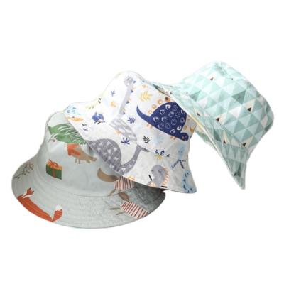 China Character Reversible Reversible Breathable Adjustable Sun Hat Kids Baby Sun Bucket Hat Sun Hat UPF 50+ Boy Girls Adjustable Fisherman Hats for sale