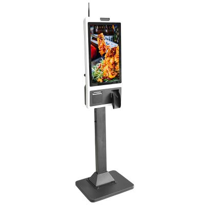 China 24 Inch 1920x1080 Resolution Indoor Indoor Fast Food Commander Bill Self Payment Kiosk for sale