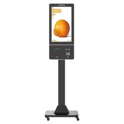 China Shopping Mall Restaurants Register Payment Machine Cashless Touch Screen For Self Service Order And Individual Payment Kiosk for sale