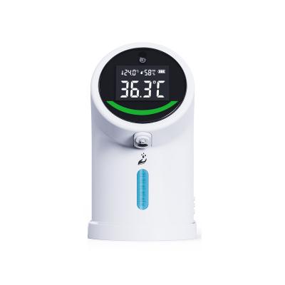 China Eco-friendly Hand Sanitizing Automatic Soap Dispenser With Intelligent Temperature Measurement Machine for sale