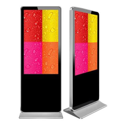 China Indoor 43inch Digital Touch Signage Kiosk Floor Stand Hotel Lobby Survey Kiosk Advertising Display for sale