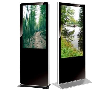 China Indoor 43inch Digital Touch Signage Kiosk Floor Stand Hotel Lobby Survey Kiosk Advertising Display for sale