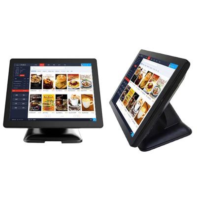 China Dual 15 Inch 15 Inch Screen POS System KFC POS Terminal Retail POS System for sale