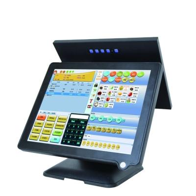 China Commerce/POS/Self Service Screen 15 Inch Wide Screen Dual Touch POS Terminal/System Cash Register for sale