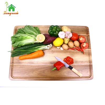 China Safe Bamboo Cutting Board 100% Sustainable Bamboo Wooden Kitchen Dishwasher Chopper for sale