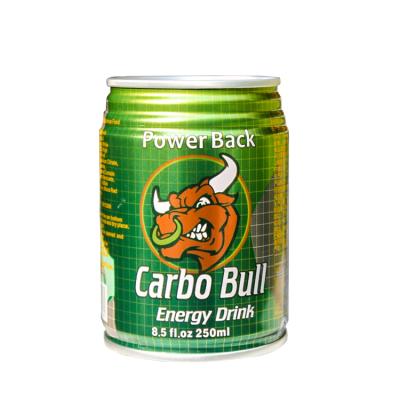 China Taurus Low Salt Drink 250ml Tin Can Power Sport Energy Carbo Energy Vitamin Sports Drinks for sale