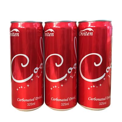 China Wholesale Low Fat Soft Drink Oviten Canned 325ml Carbonated Exotic Cola Drinks for sale