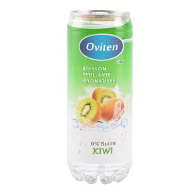 China 310ml Low Fat Delicious Water Kiwi Sparkle Fruity Carbonated Drink for sale