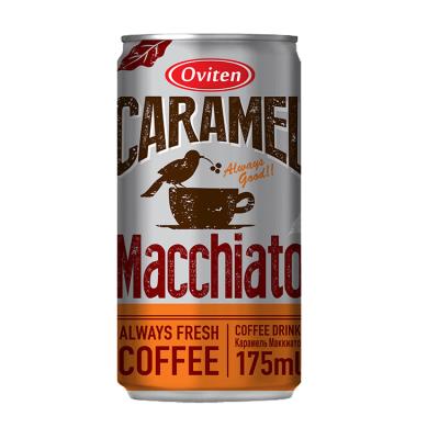 China Tin Canned Latte Flavor Coffee Natural Soft Drinks for sale