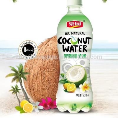 China 500ml Volume Low Fat Bottled Organic Coconut Milk Drink Organic Coconut Water for sale