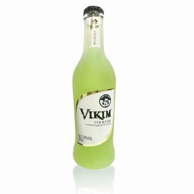 China Mixed Diet Glass Bottle 3.8% Flavors Alcoholic Cocktail Juice Drink for sale