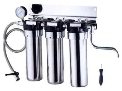 China 10 Inch Countertop Stainless Steel Water Filter Housing for sale