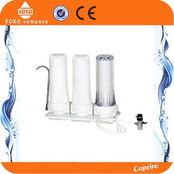 Cina Di 3 fasi del depuratore di acqua della famiglia da acqua colore bianco dei filtri 8 - 125 PSI di chiaro in vendita