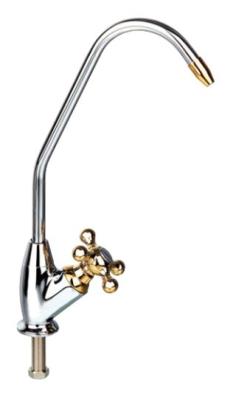 China Single Handle Brass Gooseneck Kitchen Faucet / Long Neck Kitchen Faucet For Ro System for sale