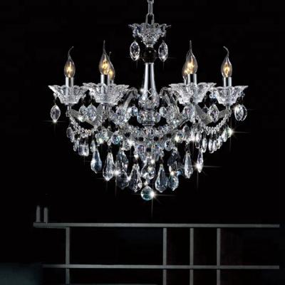 China Contemporary/Vintage/Modern Luxury Pendant Lamps Glass Cover Beautiful Ceiling Lighting Crystal Light Maria Theresa Smoky Chandelier For Home Hotel CZ6003/6 for sale