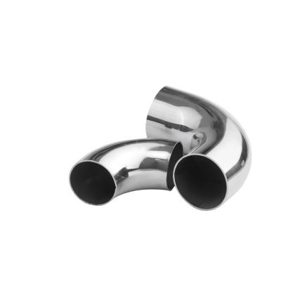 China Exhaust Pipe High Selling 45 90 180 Degree 316 L/304 High Temperature Resistance Stainless Steel Butt-Welding Elbows 90 Degree for sale