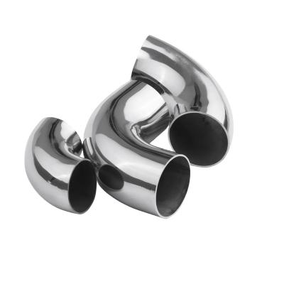 China Exhaust Pipe Polished Welding Elbow 2 Inches Stainless Steel Casting 90 Degre External Polishing Welding Elbow For Spare Parts for sale