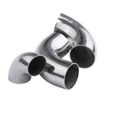 China Exhaust Pipe butt welding ISO, GB, SH, AND HG stainless steel pipe fitting 45 Degree Elbow Pipe Fittings for Building for sale