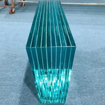 China Custom 8mm+1.52+8mm Clear Curved Bent Tempered Laminated Glass 17.52mm Curtain Wall Compound Laminated Glass for sale