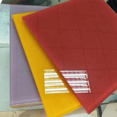 China Color PVB Tempered Laminated Glass Multi Color Laminated Glass for sale