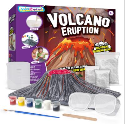 China Wholesale Funny Educational Toy Kids Science Experiment Kit Rod Toy Set Volcanic Eruption Chemistry Student Kit Elementary School DIY Handmade Toys for sale