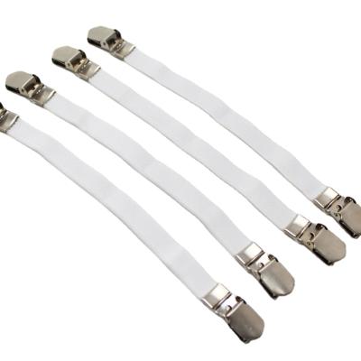 China 4Pcs Household Adjustable Triangle Mattress Corner Clips Suspenders Clip Holder Elastic Sheet Holder Straps for sale