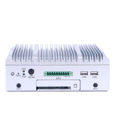 China EVOC M50 Model I7-6500U CPU 4G Ram 500G HDD Small Fanless Industrial Computer 176mm*56.2mm*142mm for sale