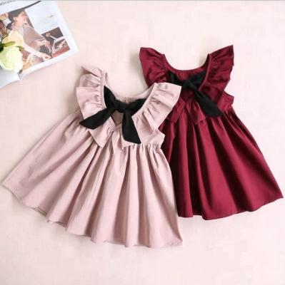 China Washable Promotional Top Quality  Girl gauze dress lace princess skirt summer dress pompous skirt little girl  children clothing girls for sale