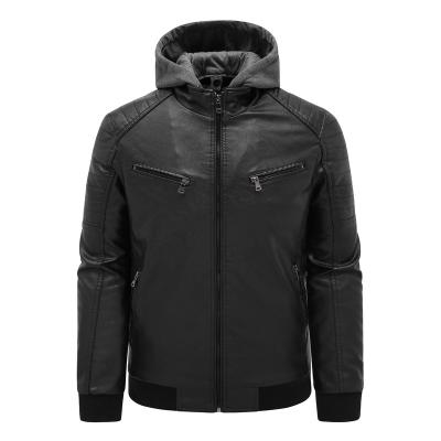 China Wholesale Breathable Slims Mens Overcoat Jackets Leisure Mens Coats Black Leather Jacket for sale