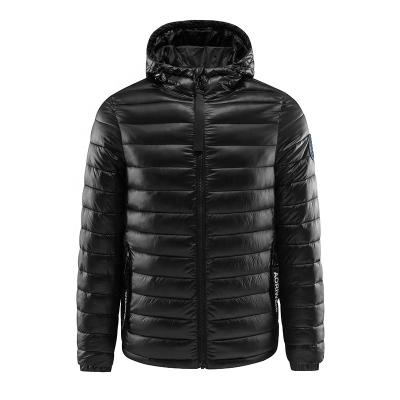 China OEM Chinese Manufacturer Waterproof Mens Cotton Warm Polyester Padded Nylon Jackets With Zipper Up Hoodie Winter Coats Warm Casual Jackets for sale