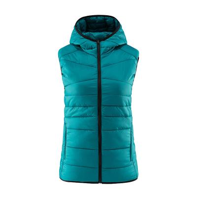 China Factory Directly Wholesale Women's Waterproof Warm Vest Soft Women's Lightweight Vest for sale