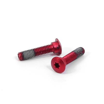 China Pan Yuhuang Custom Truss Head Shoulder Torx m2.5 m3 m5 m6 Anodized Aluminum Machine Screw for sale