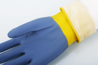 China Acid proof rubber gloves LIGHT industrial rubber gloves natural latex gloves for sale